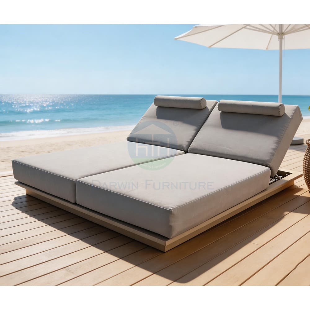 Outdoor Leisure Double Sunbed Supplier