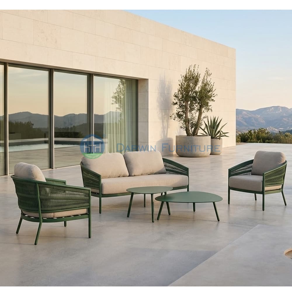Unique High End Rope Outdoor Sofa Set
