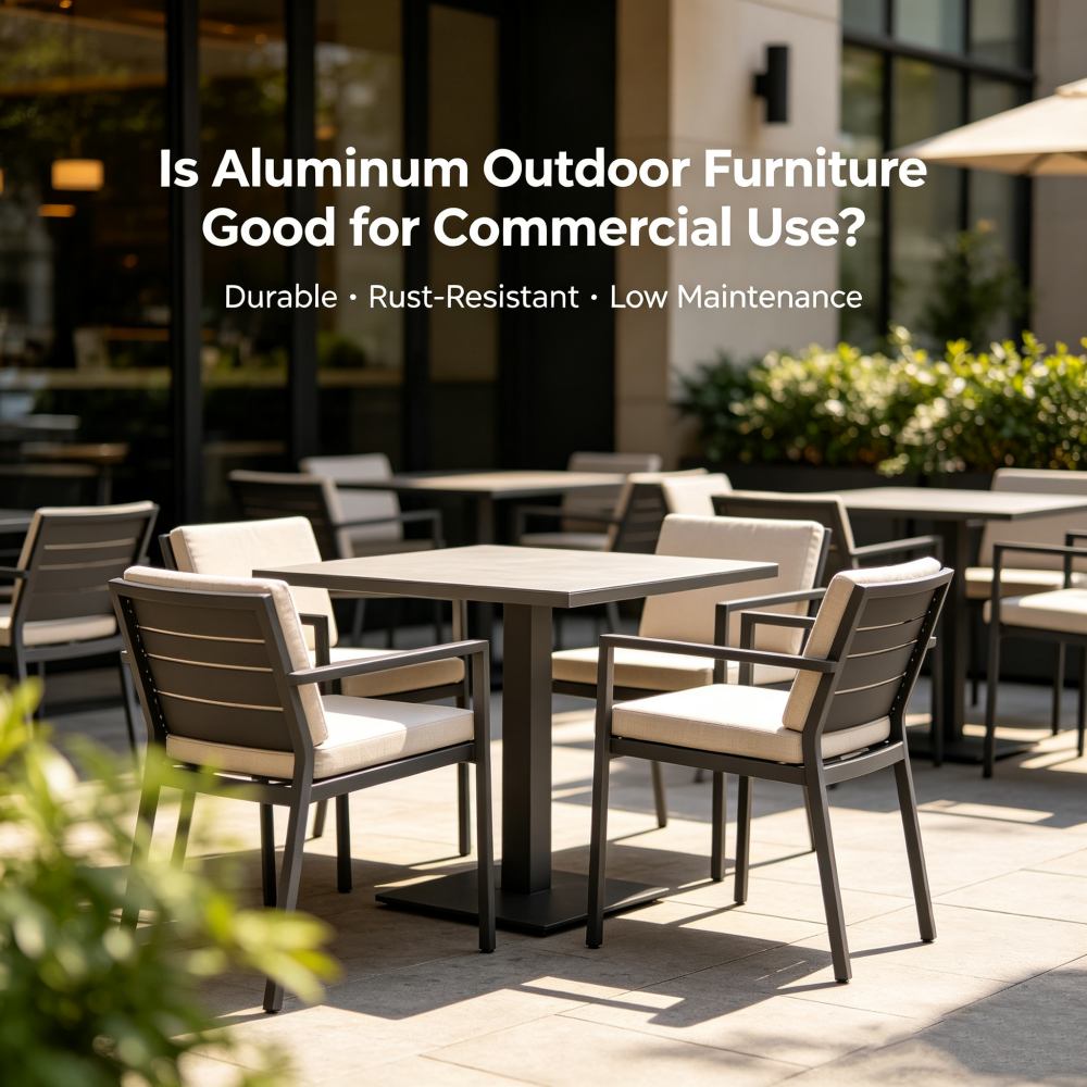 Is Aluminum Outdoor Furniture Good for Commercial Use?