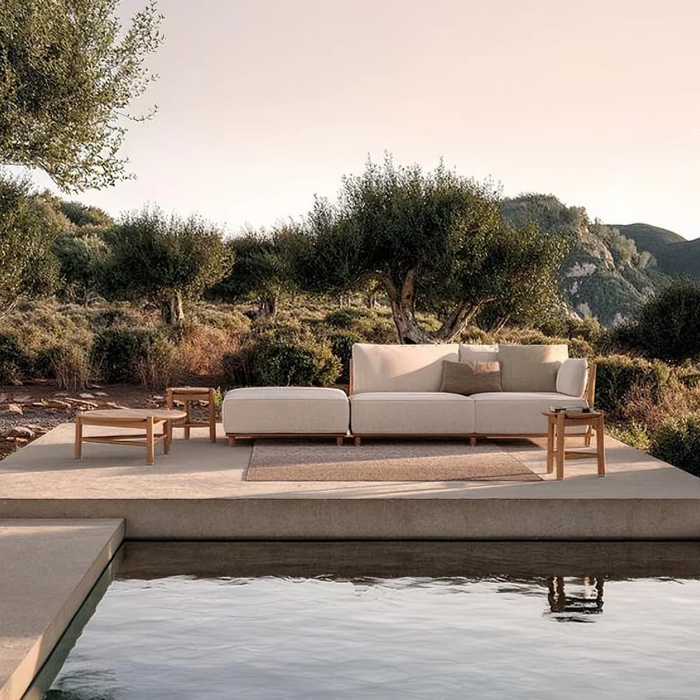 Teak Modular Outdoor Lounge Sofa
