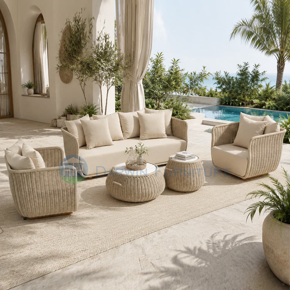 High End Leisure Rope Garden Sofa Set