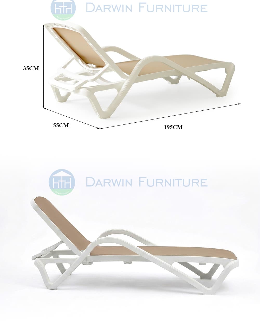 Plastic Pool Lounge Chair