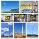 Custom small single phase 3kw 5kw on grid wind turbine inverter ac220v