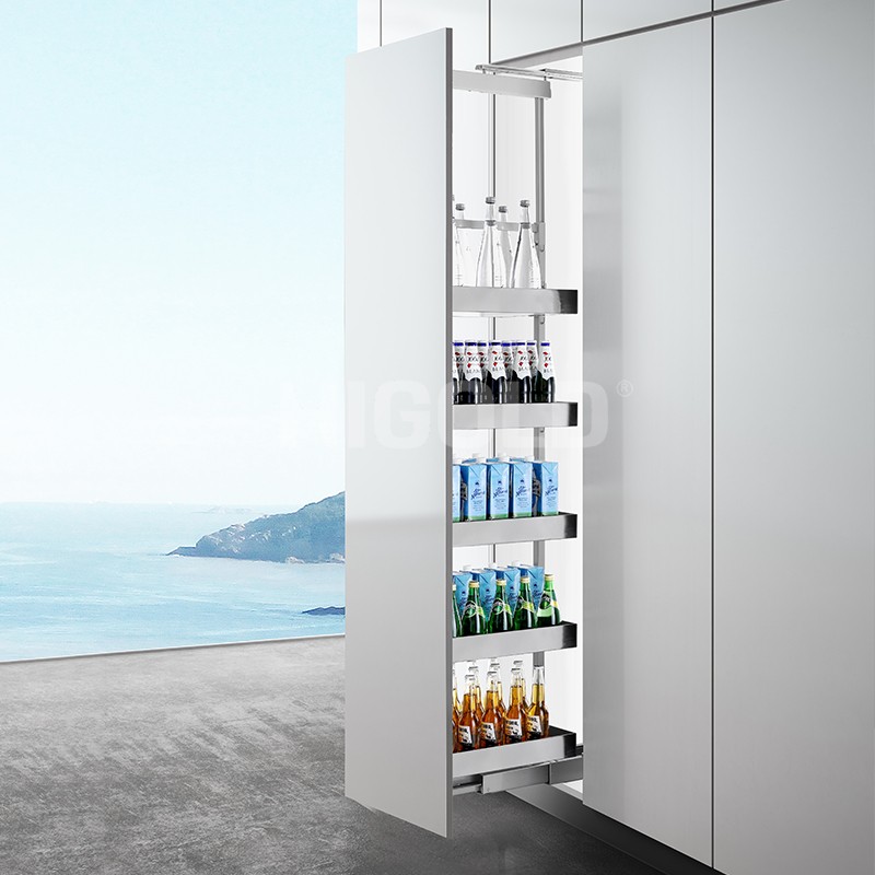 201181 / Выдвижной блок для высокого шкафа - стиль комбайна