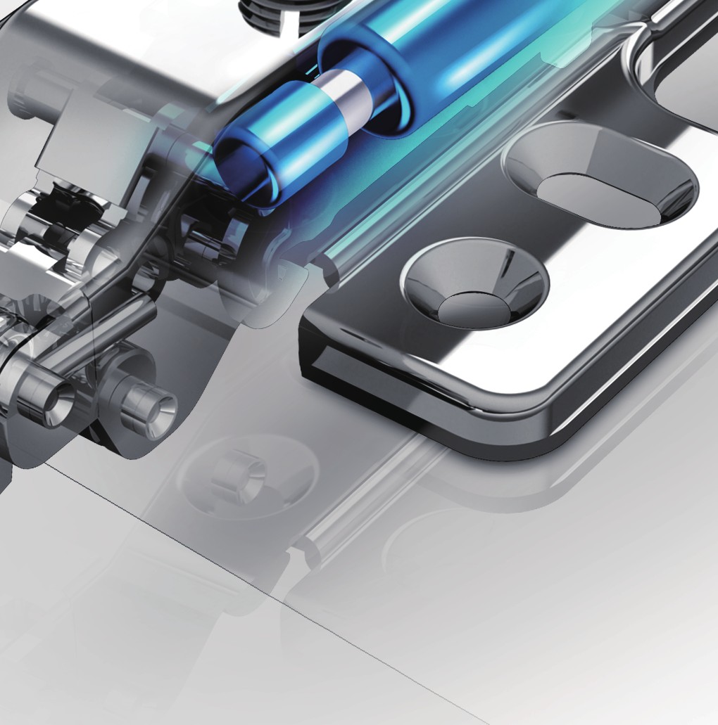 813152/ Série Higold-HANMA-Charnière semi-recouvrement