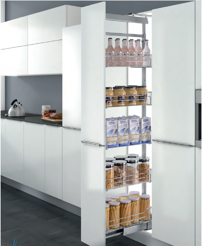 201101/ Soft Close Pull Out Tall Basket In Fashion Style