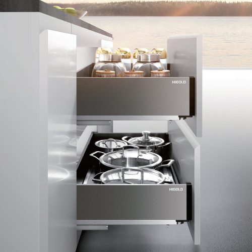 303351/ Aluminium Ausziehbarer Geschirrkorb - Shearer Style 2.0