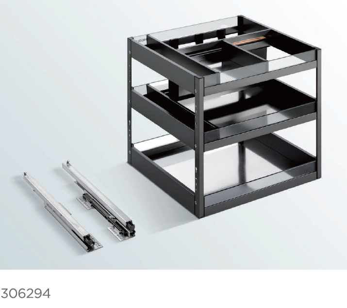 306291/Panier coulissant pour assaisonnement en aluminium - Style de cisaille 3.0