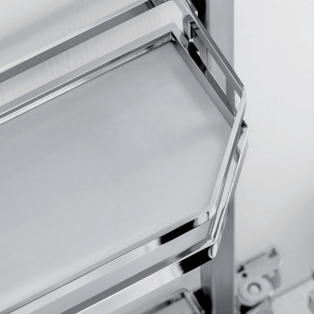 202261/Swivel Pull Out Basket - Diamond Style