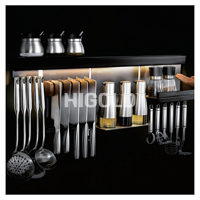 403191 / مجموعه آویز دیواری آشپزخانه / قفسه بطری ادویه