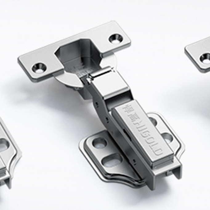 813161-H M2.0 series Soft-Close Hinge with Integrated Mounting Plate