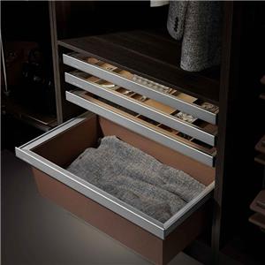 703731-S/Panier à vêtements coulissant pour armoire
