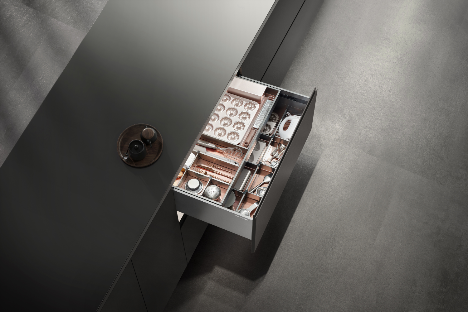 303575-کشو جادویی آلومینیومی - شیرر سبک 4.0