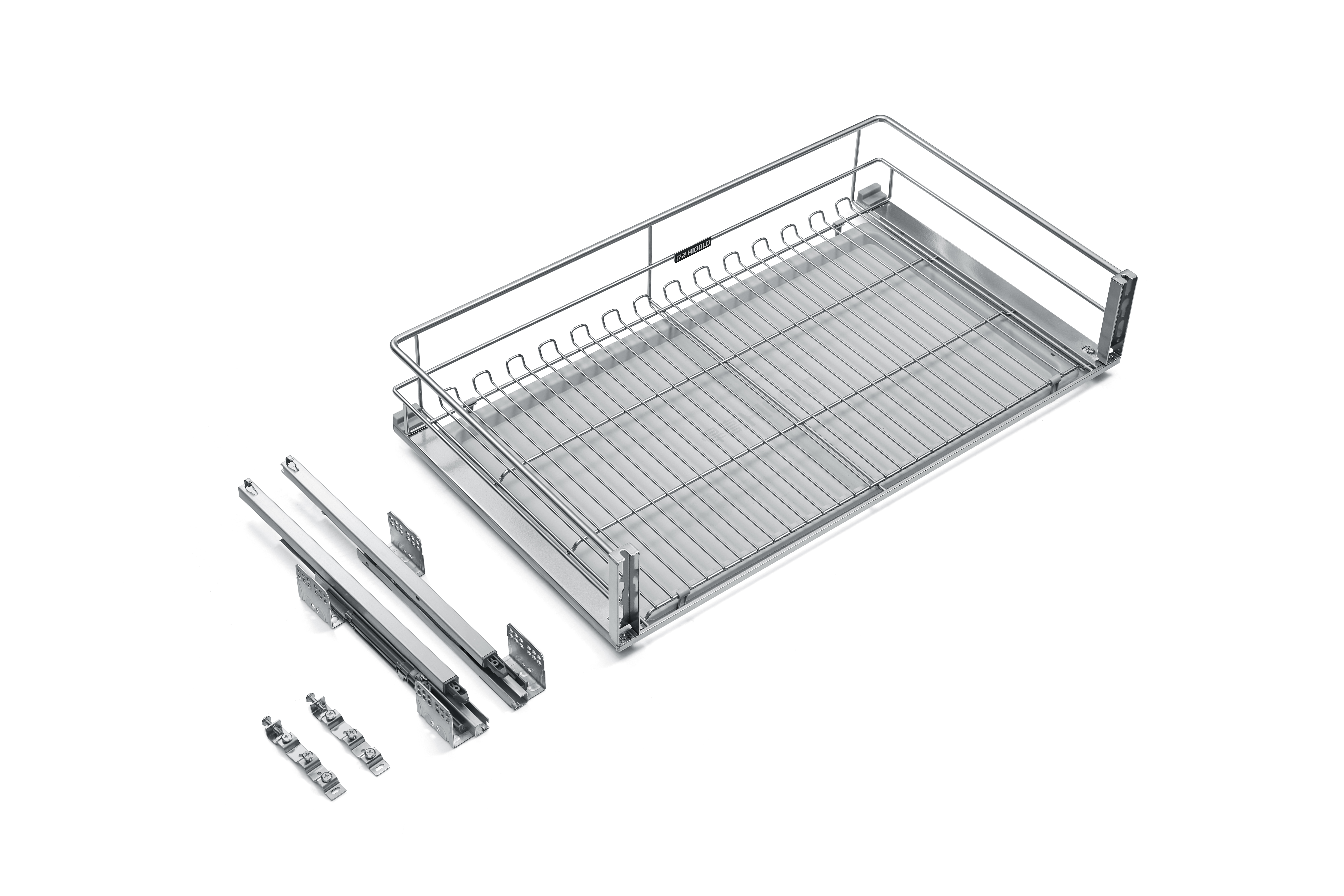 303695S- Round Wire Three Sides Pull Out Basket - MARTIN 2.0