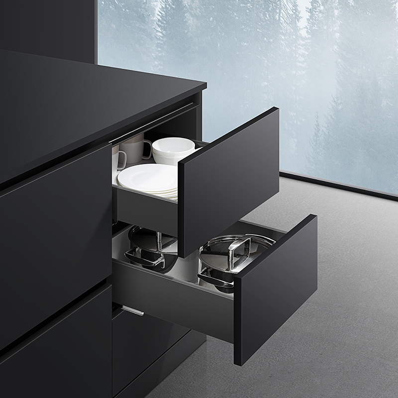 816836-超薄型リバウンド引き出し（199mm）-Nシリーズ