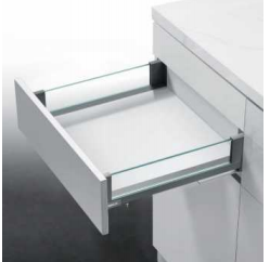 814064-Узкий стеклянный ящик с плавным закрыванием (84 мм)-G СЕРИЯ