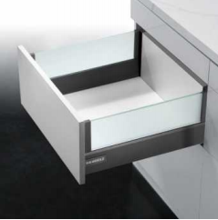 814052-すりガラスソフトクローズ引出し（ブラック）-G シリーズ