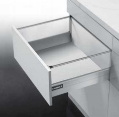 814015-Luxurious Soft close single colum drawer(white)-G SERIES