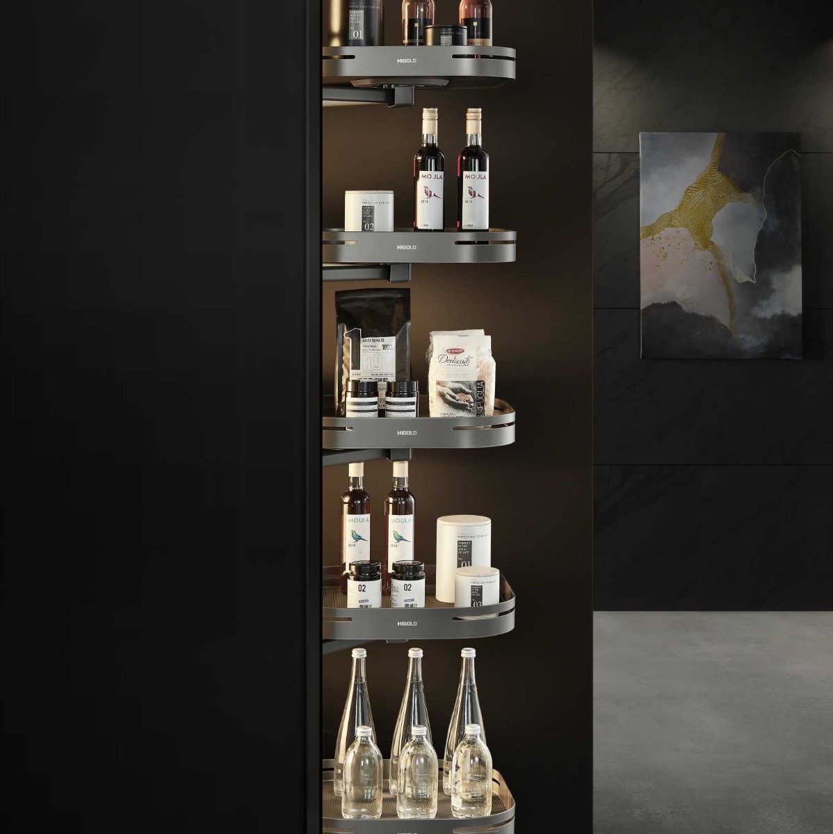Kitchen Tall Unit Basket