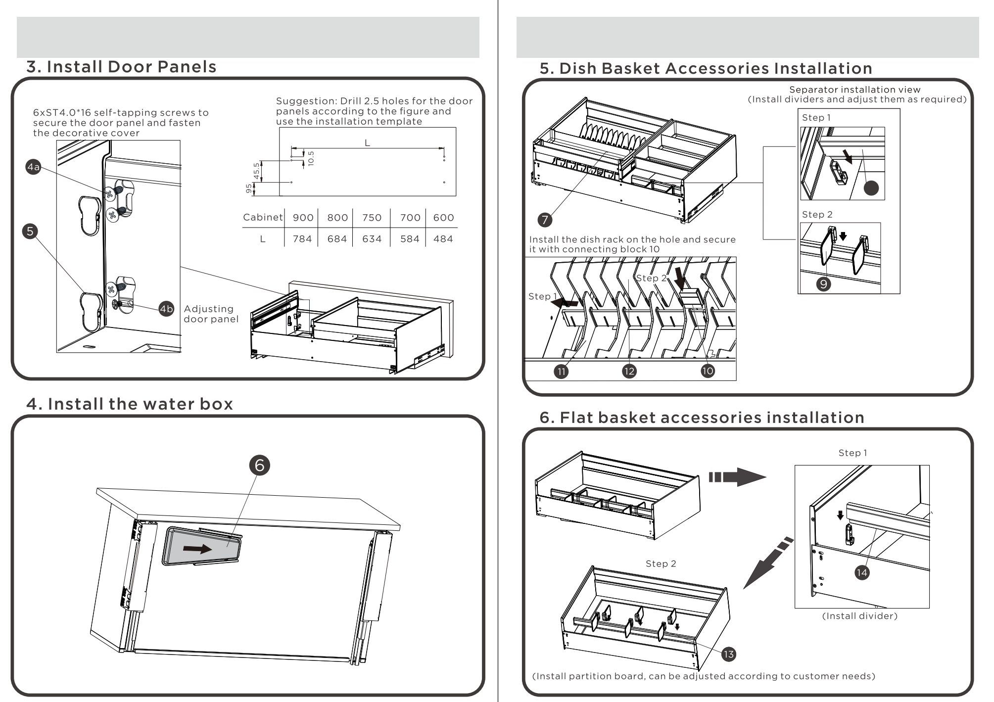303785- SS201 Koszyk wysuwany z trzech stron - SERIA GHIDORAH