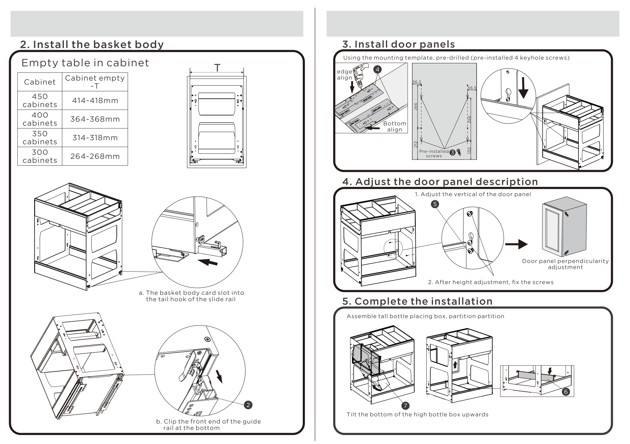 306371- SS201 Cesta extraíble para condimentos - SERIE GHIDORAH
