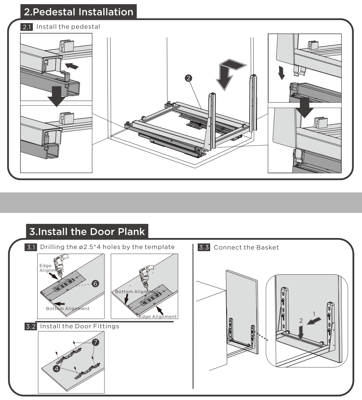 306031S- Cesta extraíble de alambre redondo para condimentos - PLATINUM 2.0