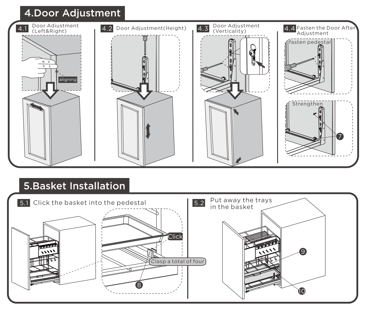 306031S- Cesta extraíble de alambre redondo para condimentos - PLATINUM 2.0
