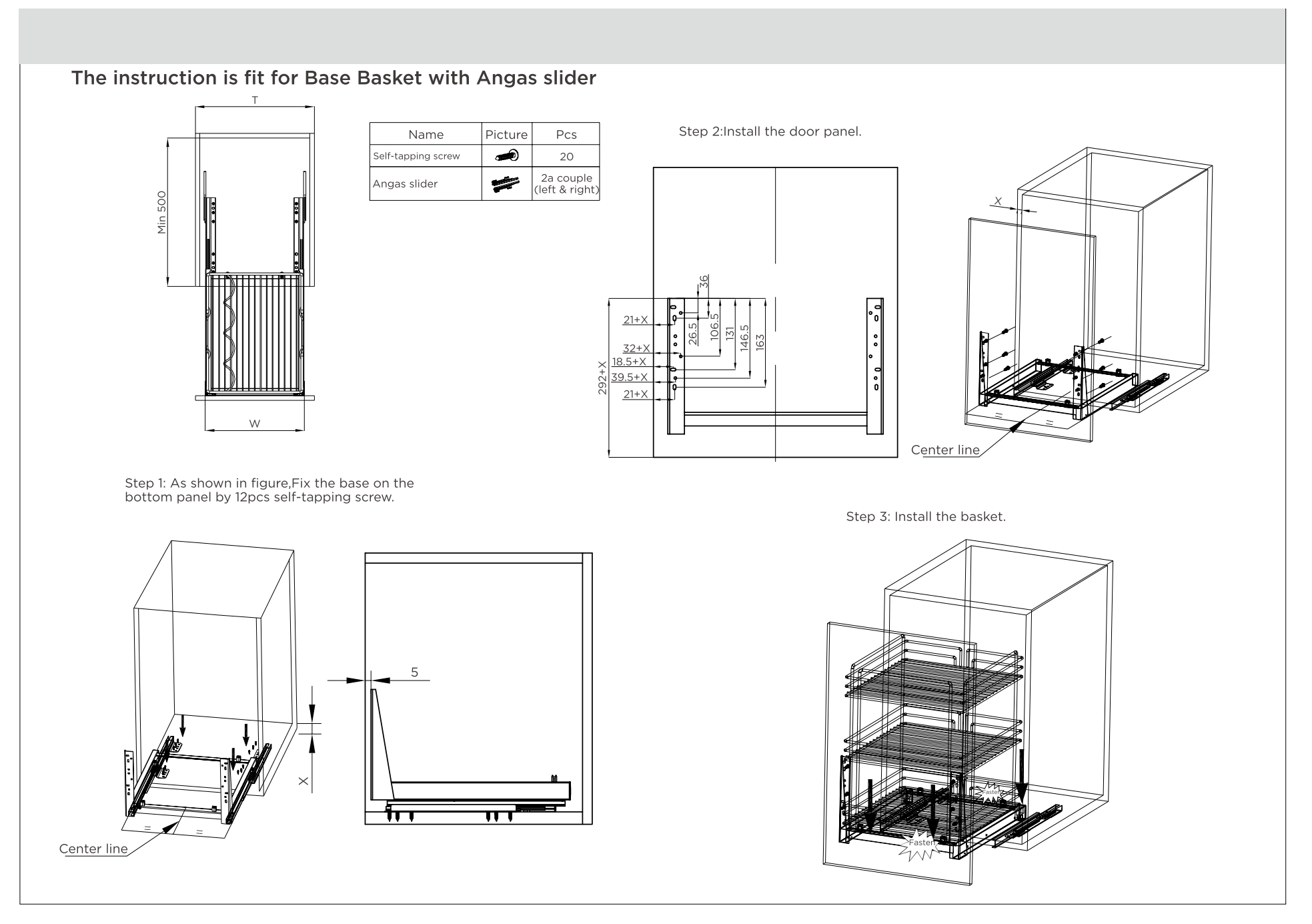 306021 / Cesta de alambre para condimentos de cierre suave - Estilo de moda