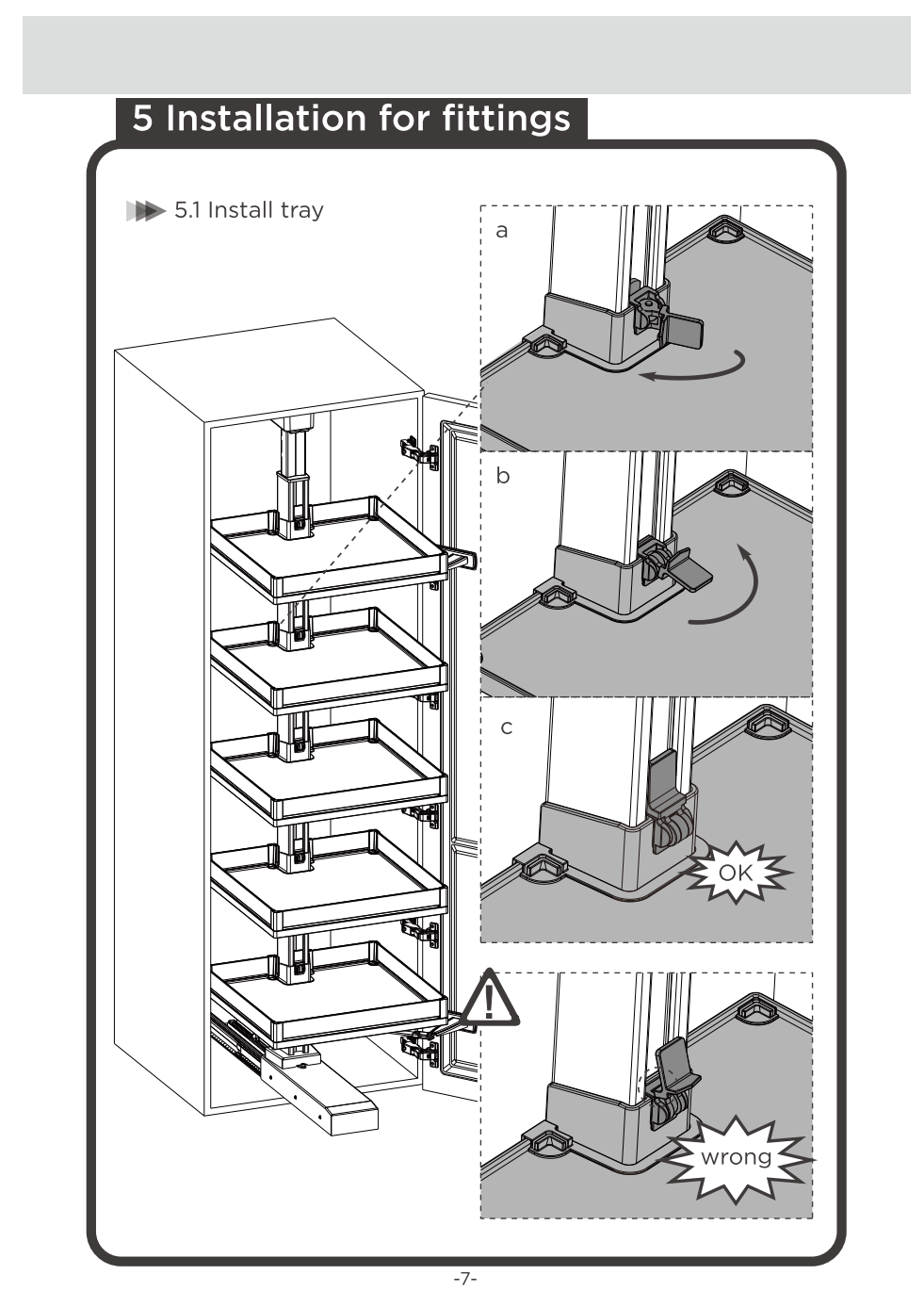201181 /トールキャビネット引き出しユニット-シアラースタイル