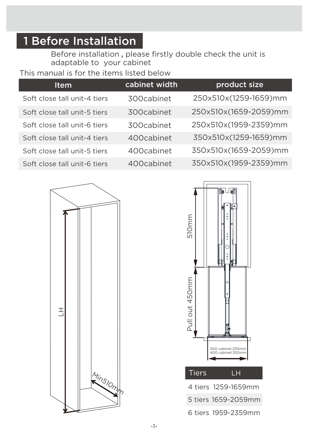 high cabinet basket