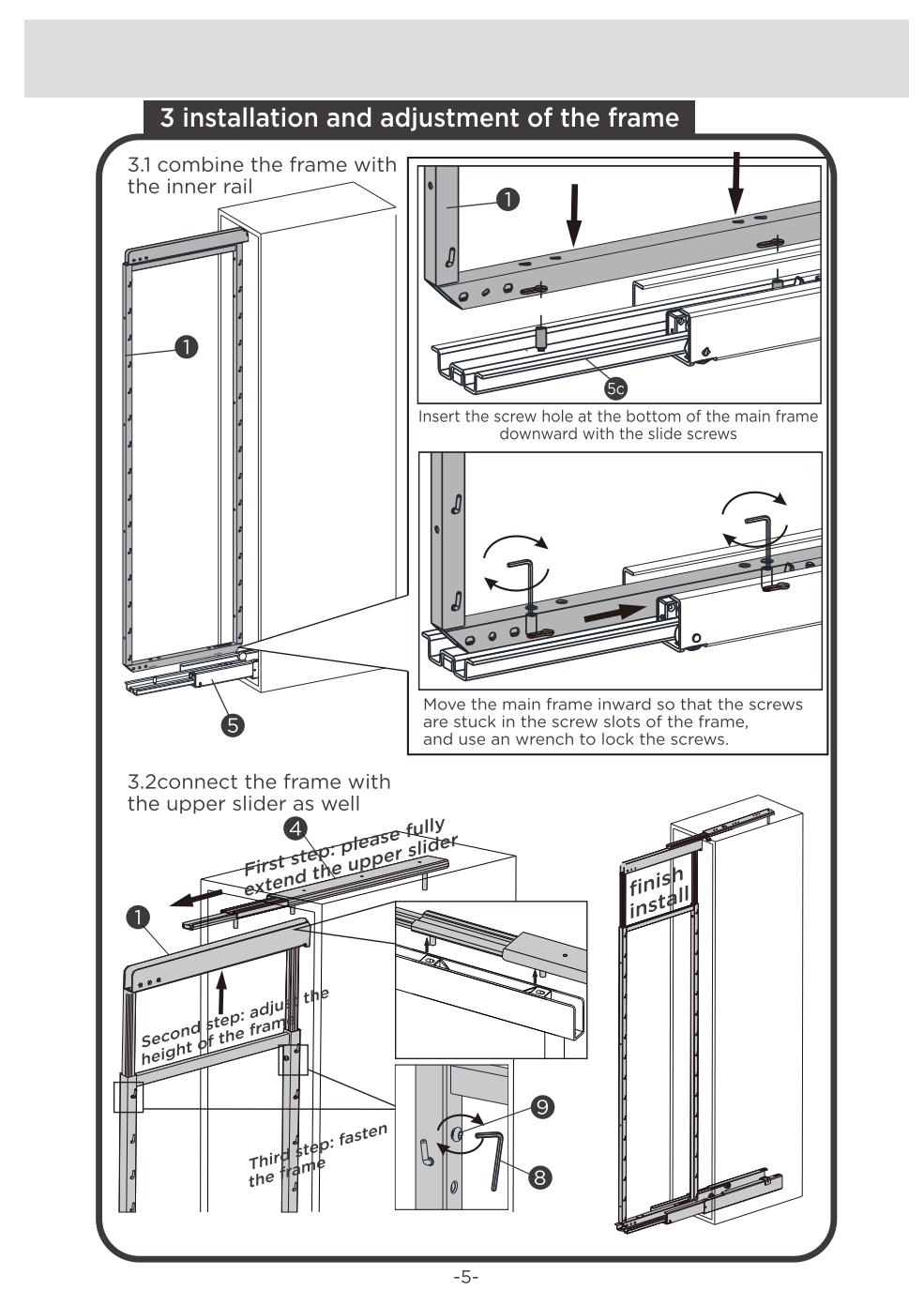201101 / Cesta alta extraíble - Estilo de moda