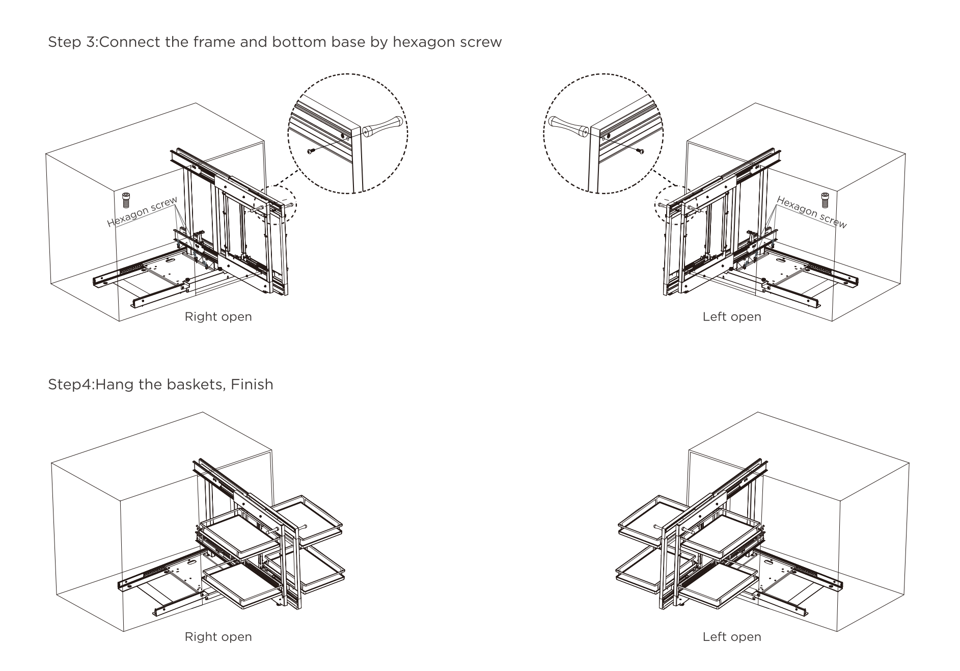 101011/Show Hand Universal Corner Basket - سبک مد