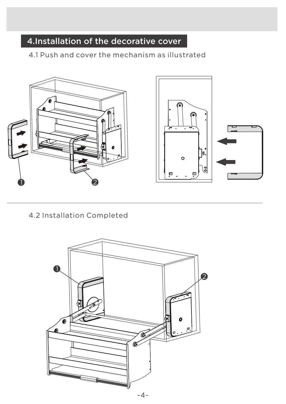 401221 / سبد ظرف آسانسور را به پایین بکشید - به سبک شیرر