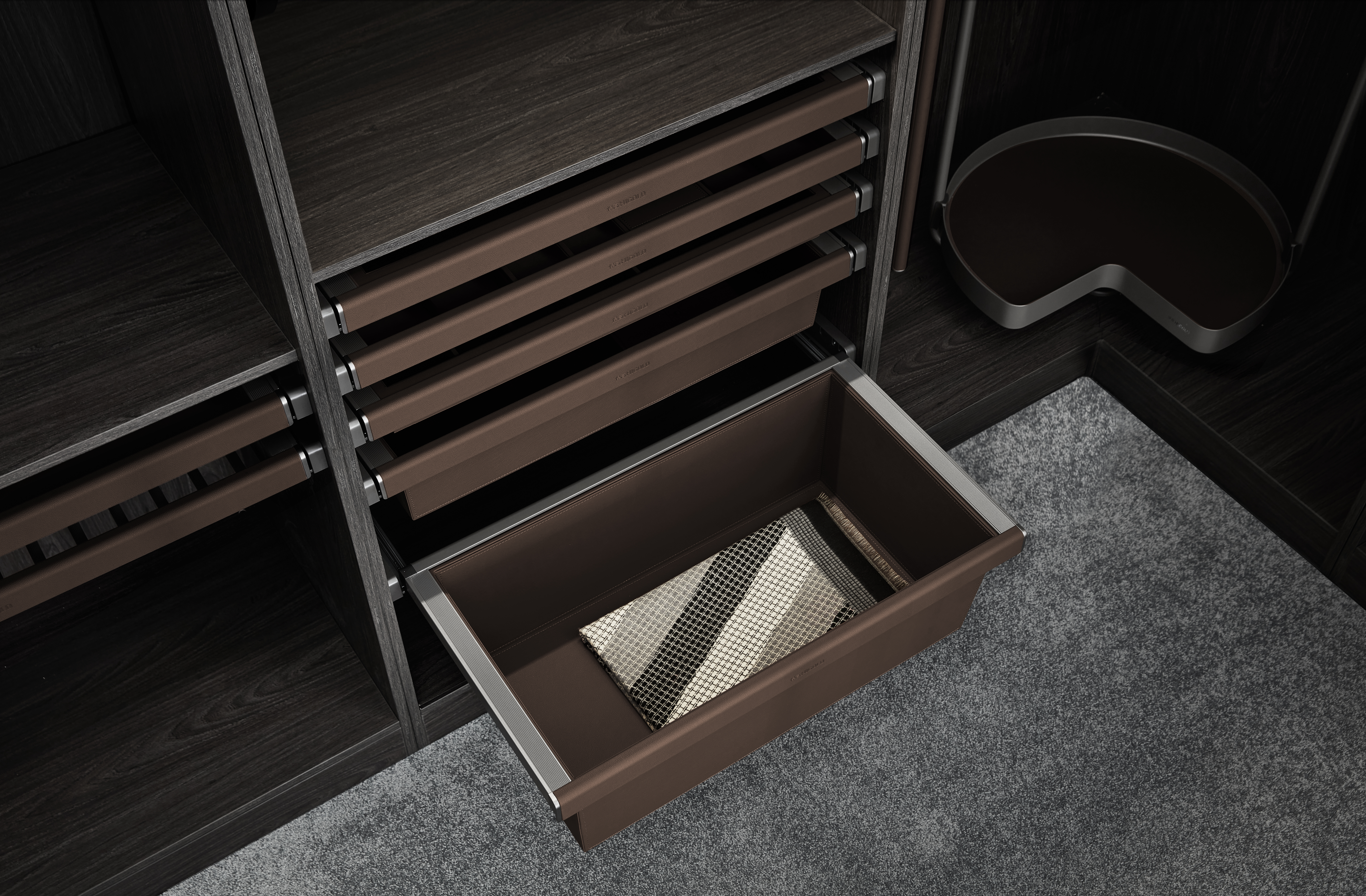 سبد چرمی عمیق سری 706351S-B2.0 - 600 میلی‌متر