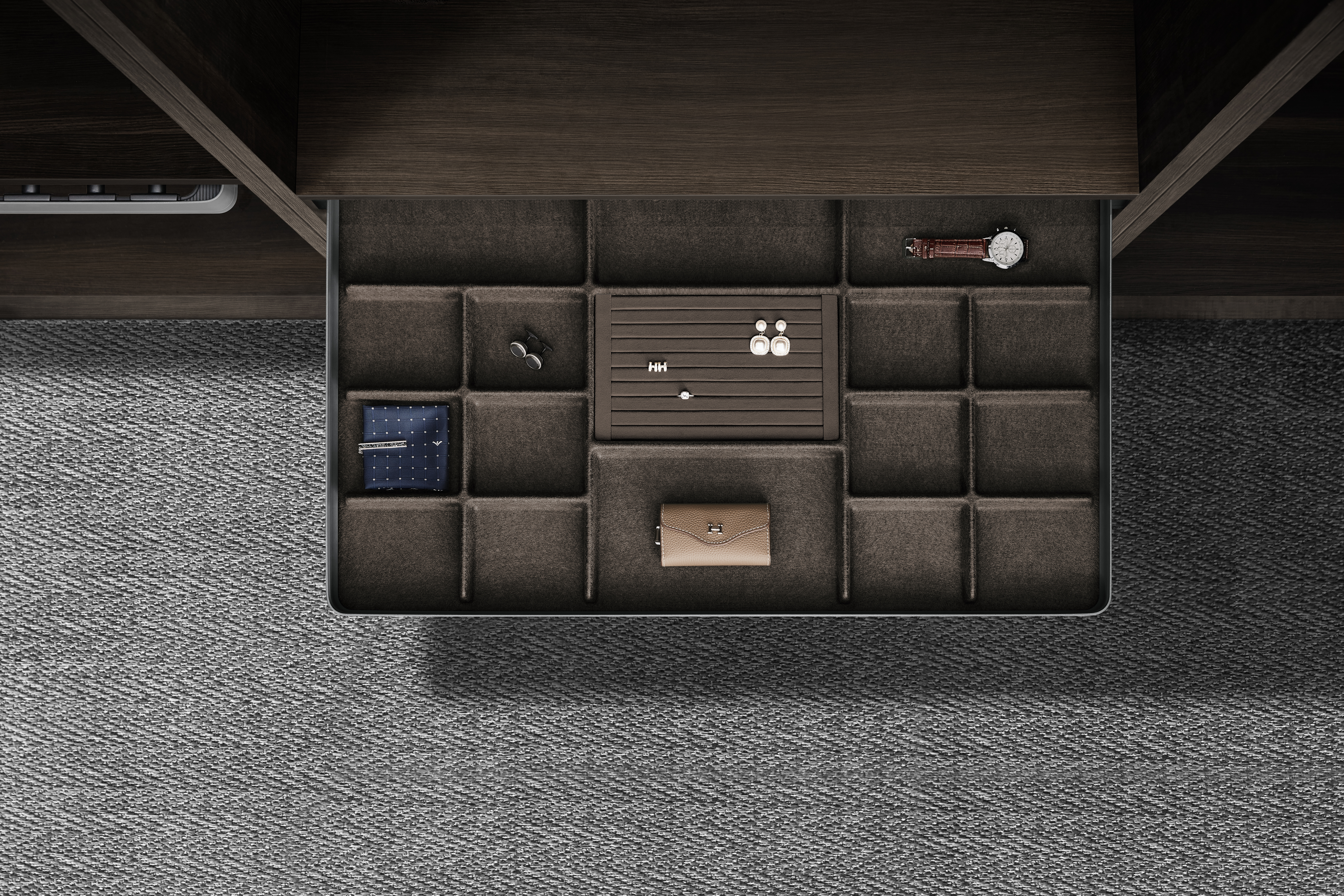 جعبه نگهداری لوازم جانبی سری در فکر فرو رفتن، کد ۷۰۶۶۴۱، قطر ۶۰۰ میلی‌متر