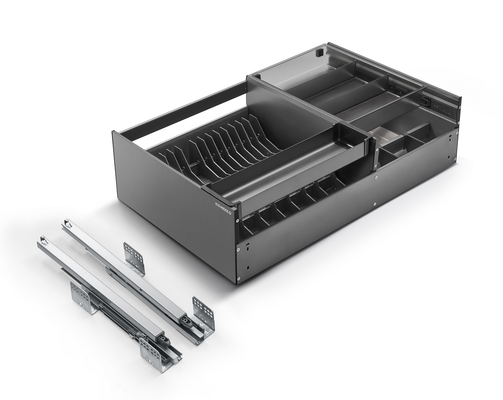 303585-Aluminiowy wielofunkcyjny wysuwany kosz - Shearer Style 4.0