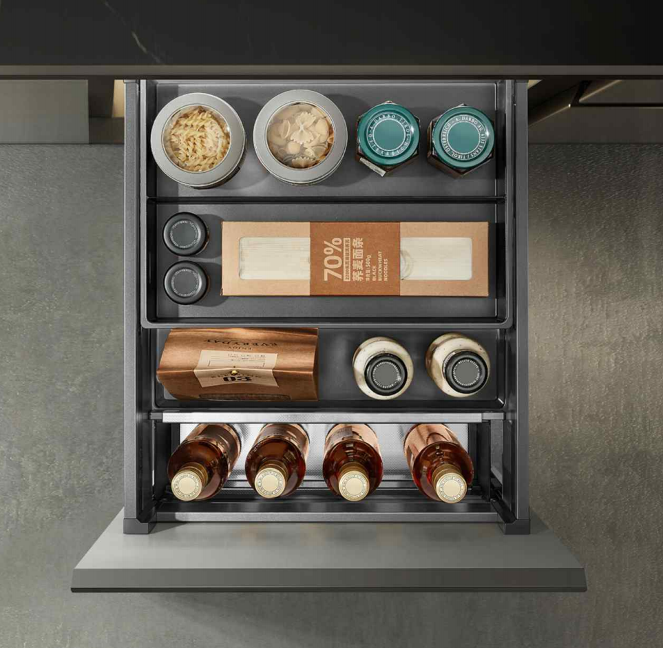 306271-Cesta extraíble de aluminio para condimentos - Estilo Shearer 4.0