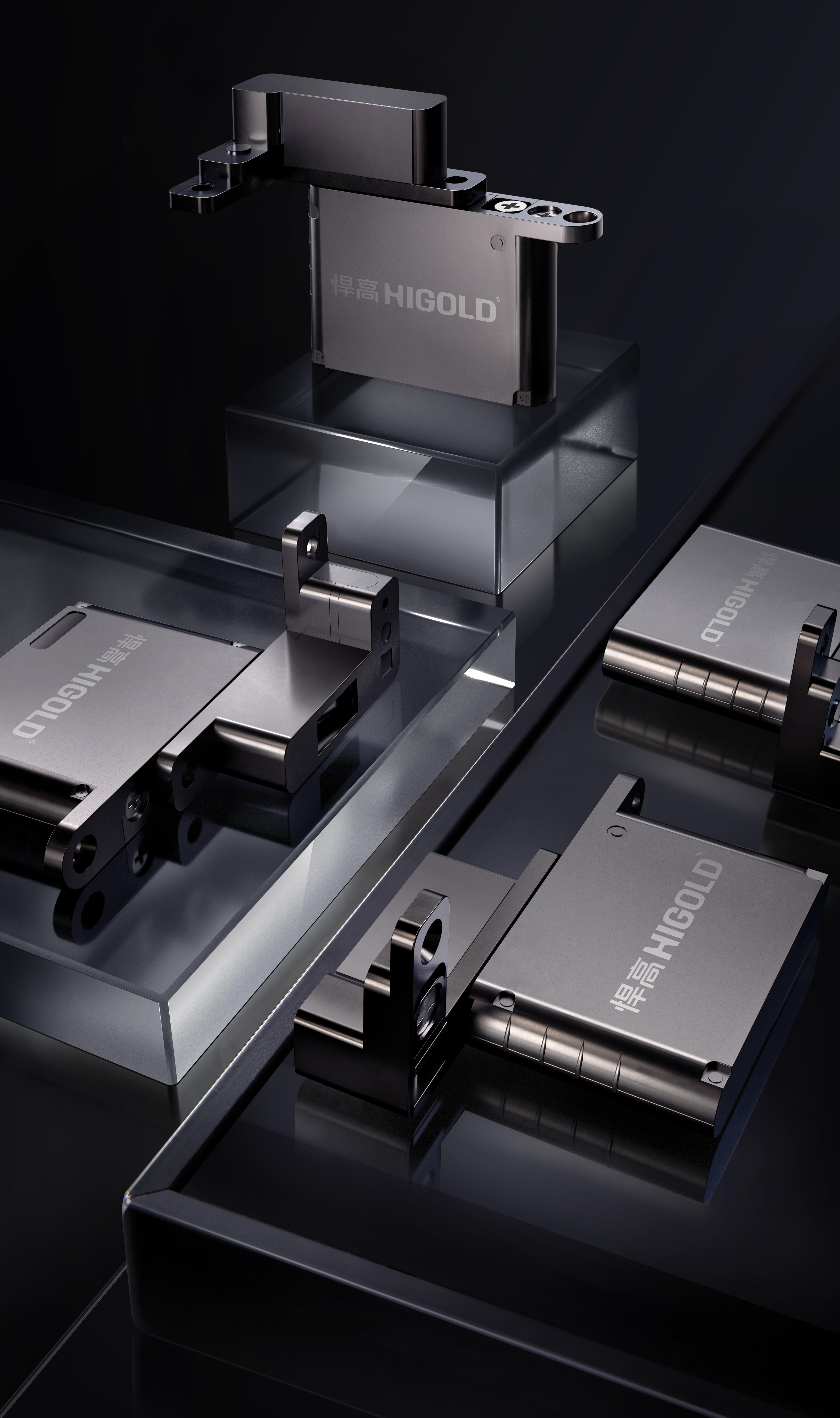 Китай 813271 - Двусторонняя скрытая пневматическая петля с плавным закрыванием серии G, производитель