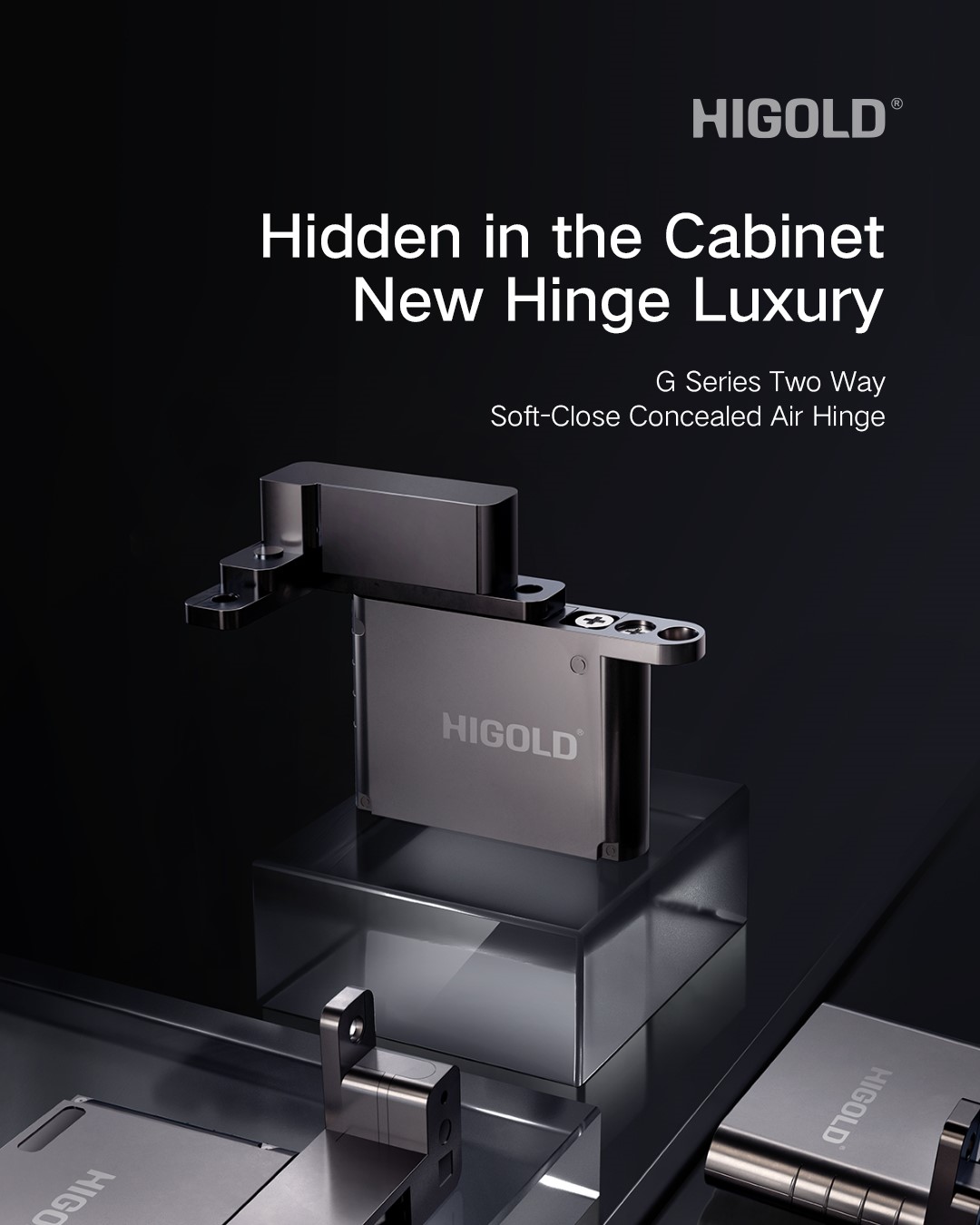 Soft-Close Concealed Air Hinge Soft-Close Concealed Air Hinge