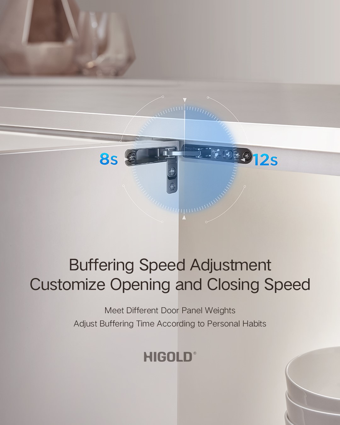 Soft-Close Concealed Air Hinge Soft-Close Concealed Air Hinge