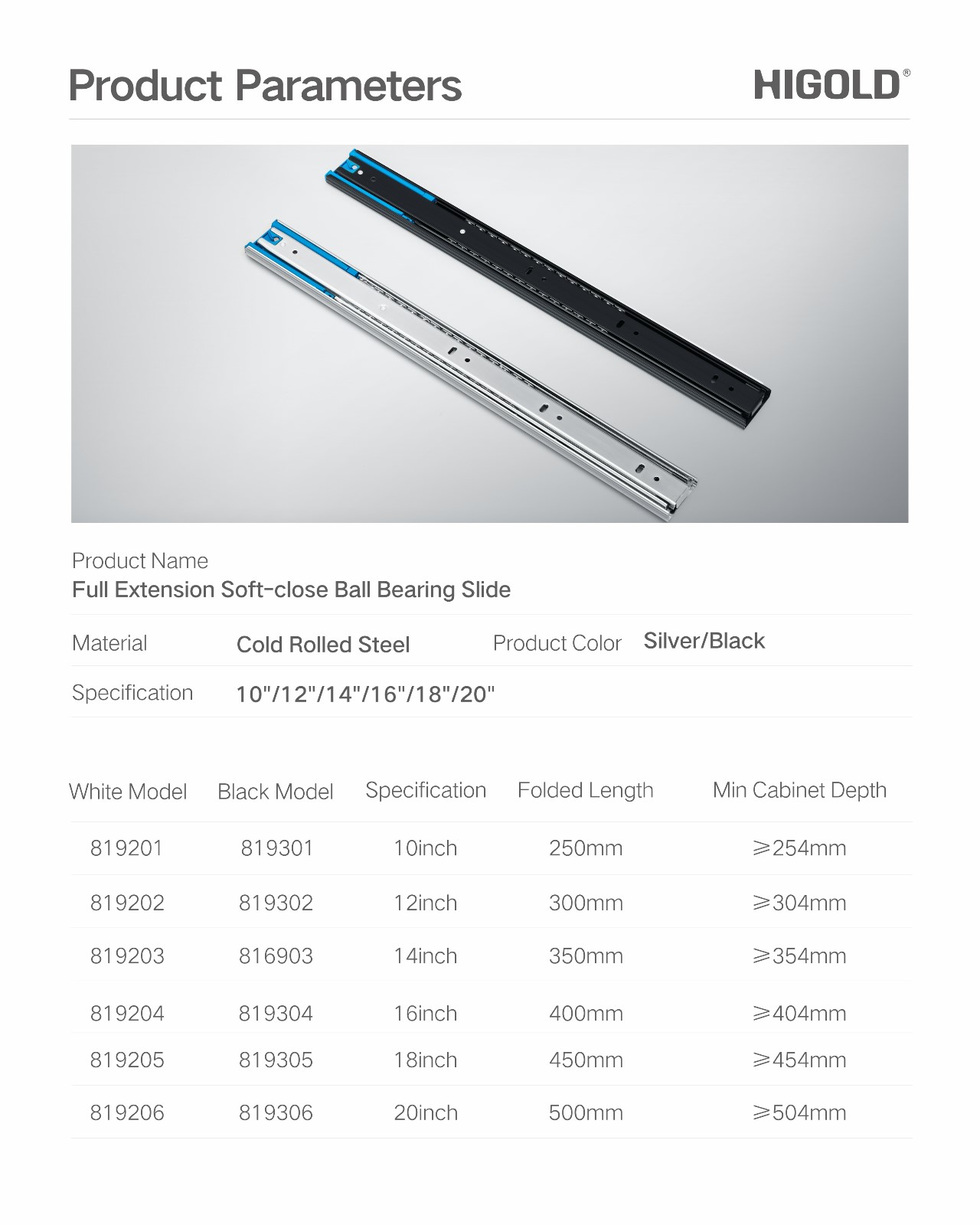 thick Ball Bearing Slide thick Ball Bearing Slide