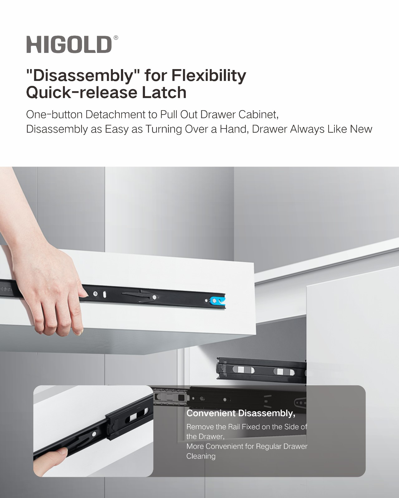 Push to Open Ball Bearing Slide Push to Open Ball Bearing Slide