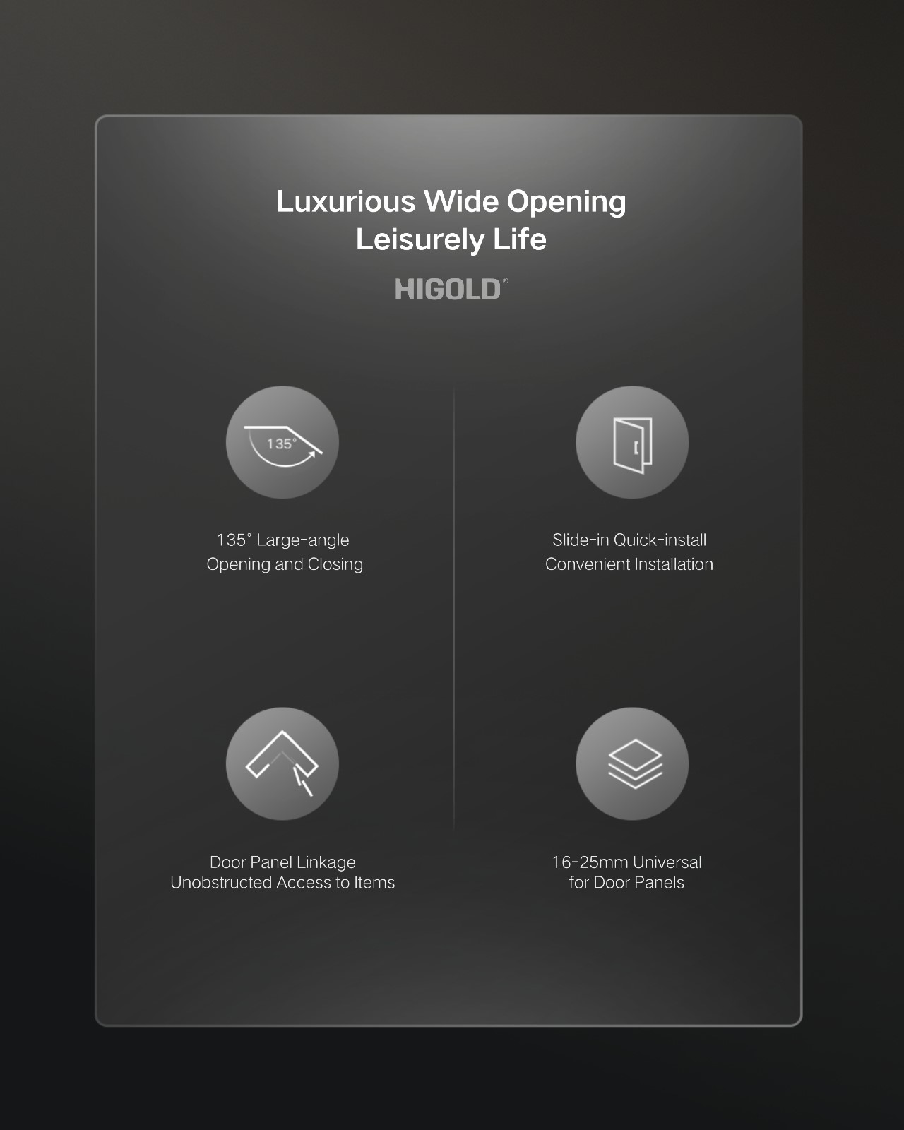 soft close concealed hinge