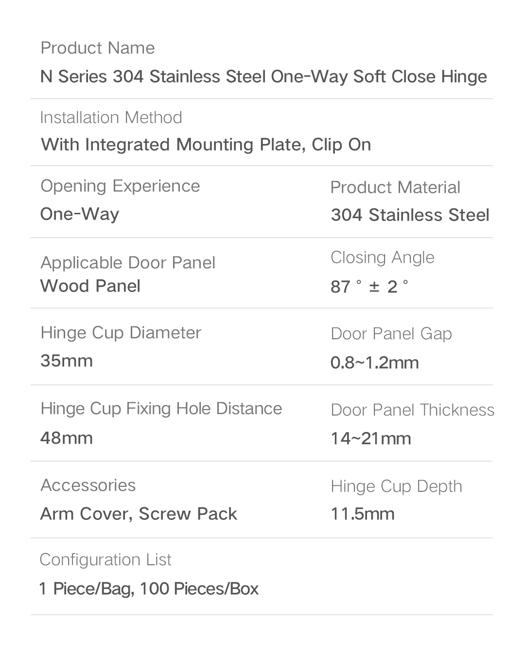 304 Stainless Steel 304 Stainless Steel