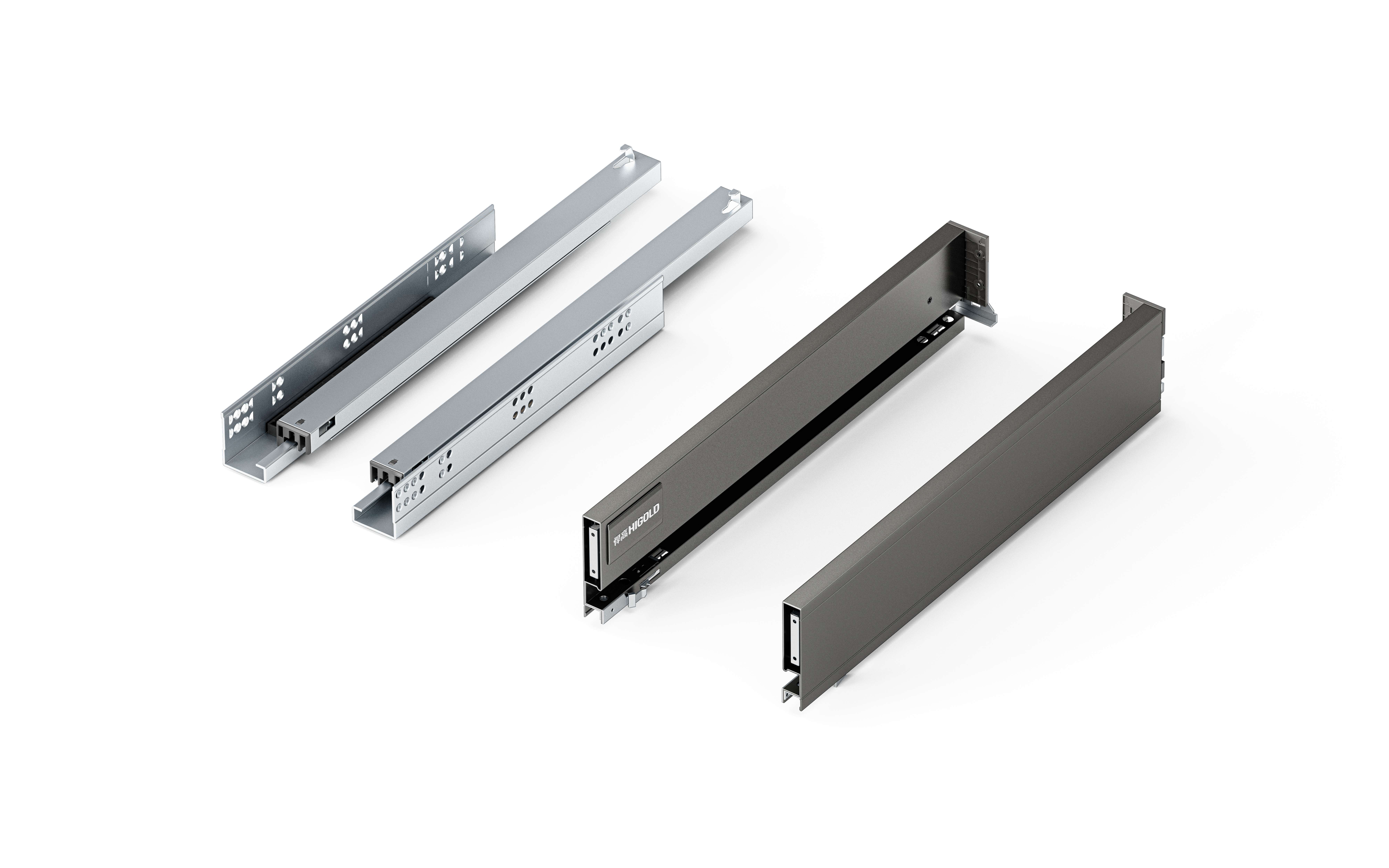 Система шухляд із прямими стінками серії 821001C-M