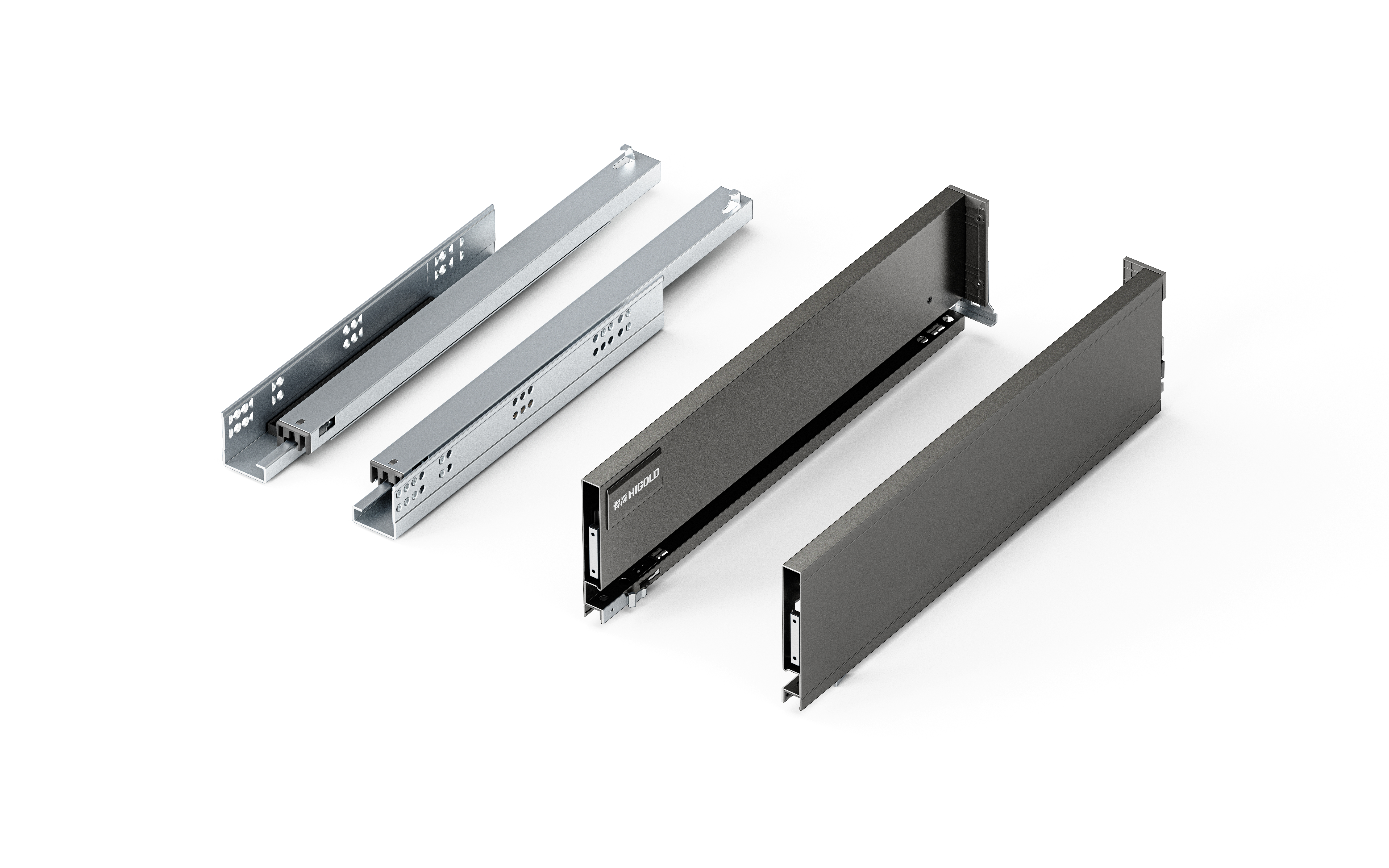 Система шухляд із прямими стінками серії 821001C-M