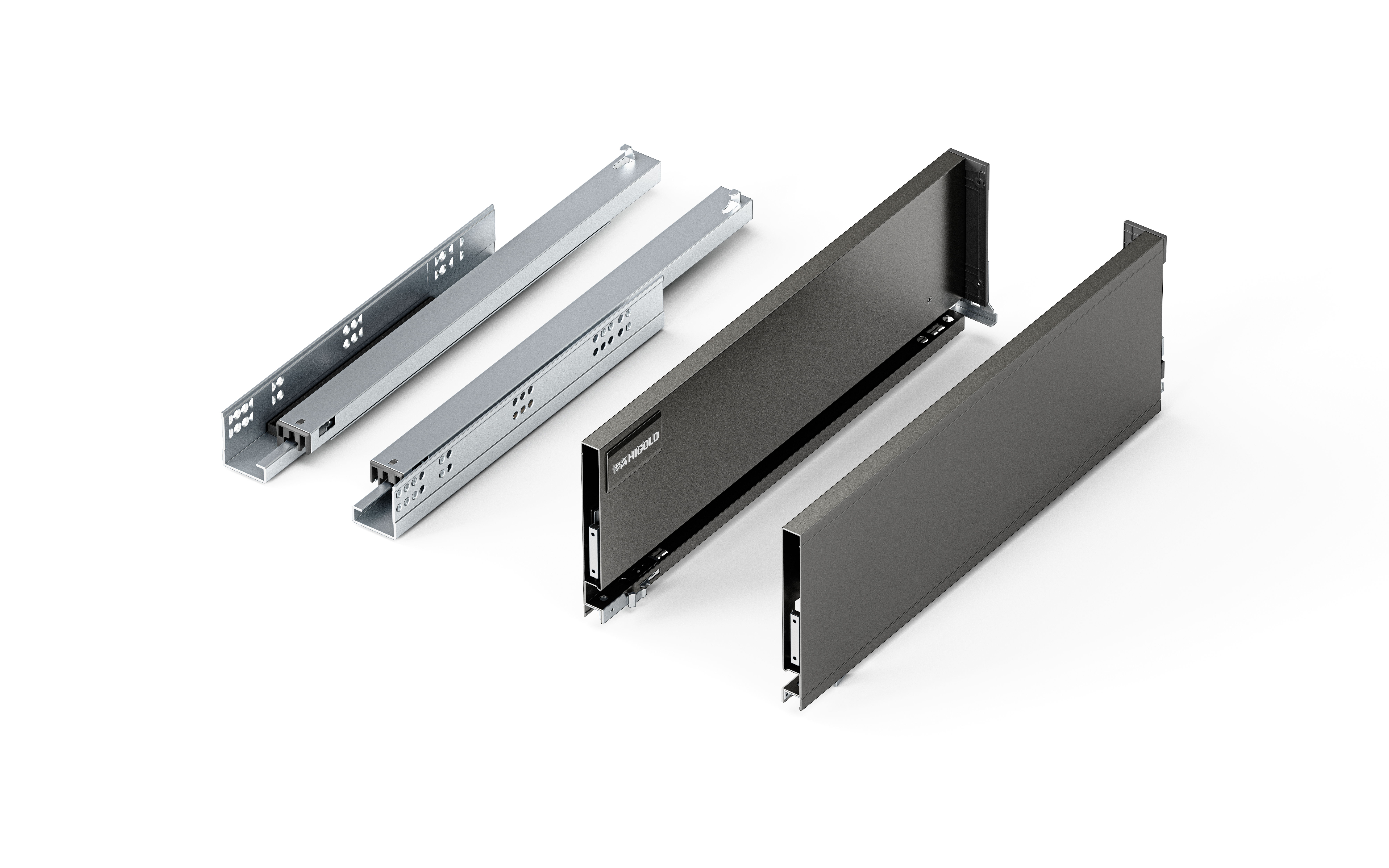 Система шухляд із прямими стінками серії 821001C-M