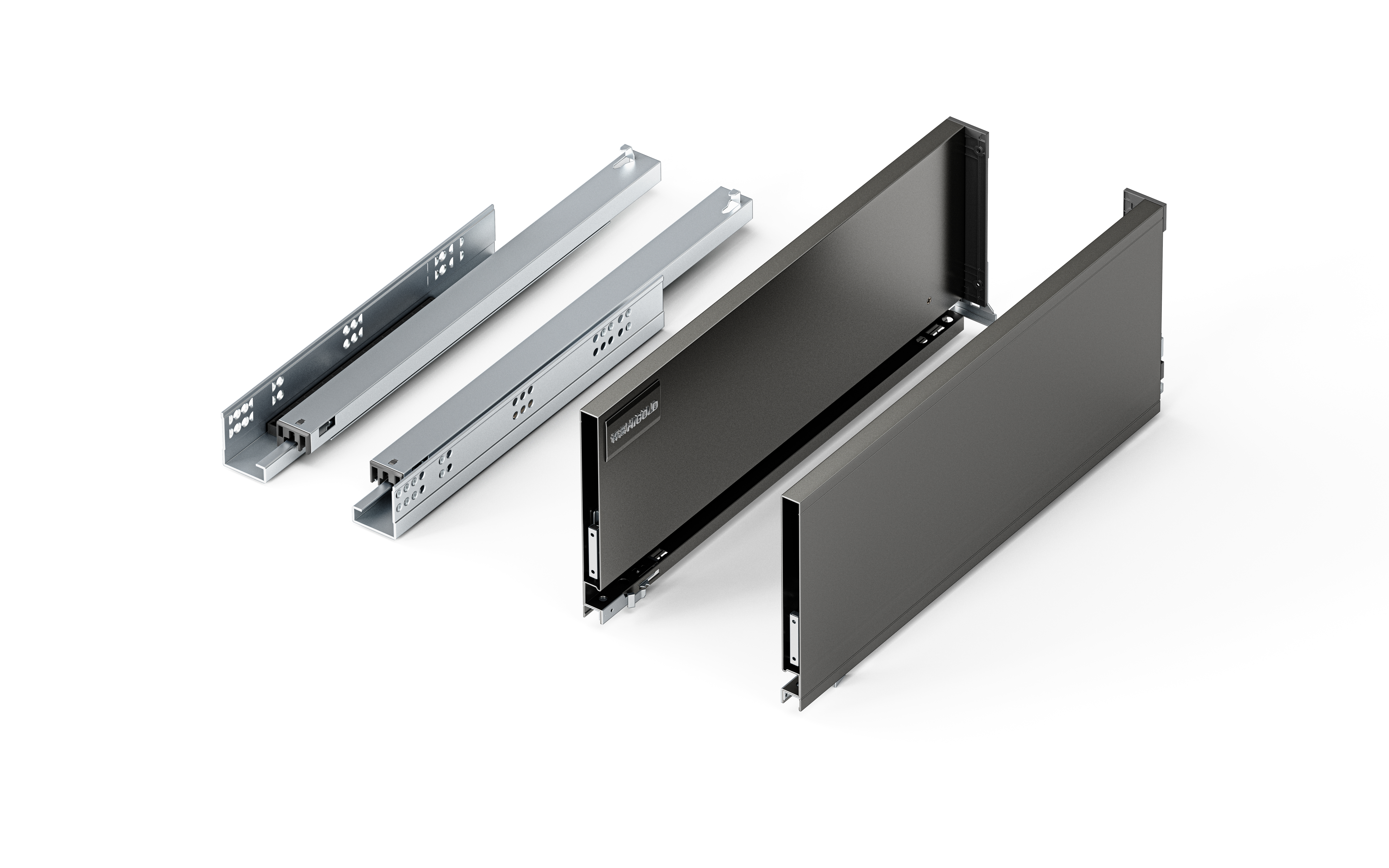 Система шухляд із прямими стінками серії 821001C-M