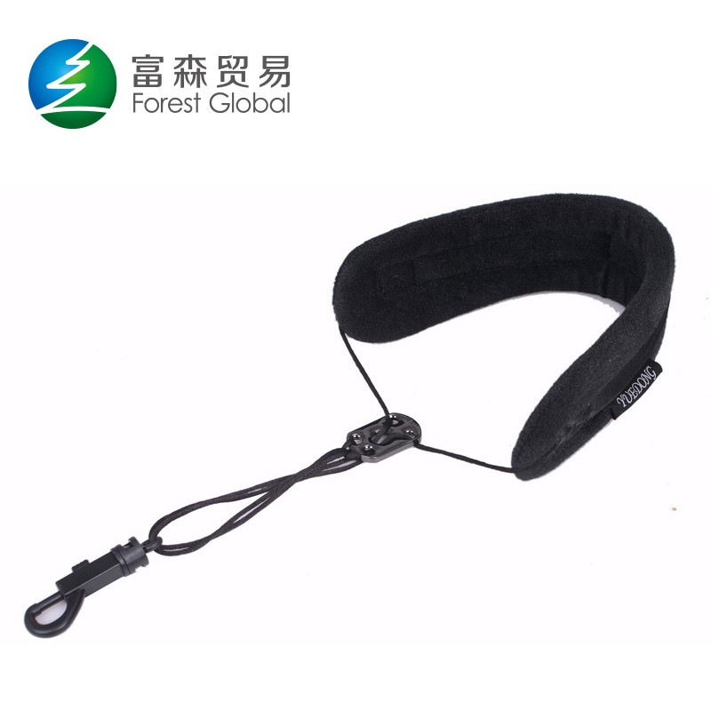 Comfortable Woven Padded Nylon Sax Straps With Swivel Hook