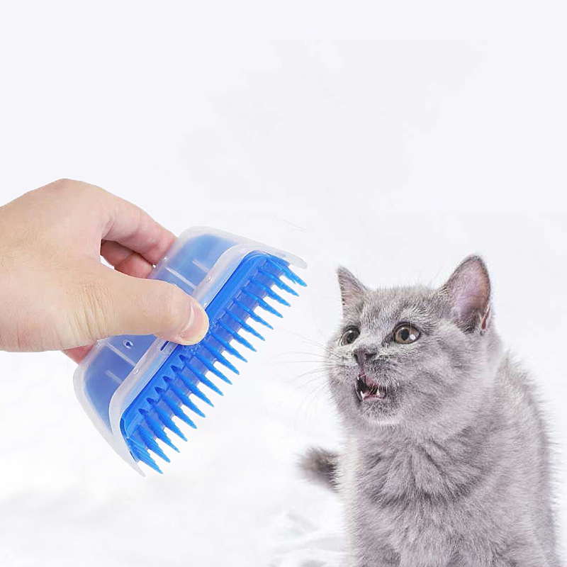 Gatos Perros Limpieza Cepillo para mascotas Peine de masaje Walmart para gran venta